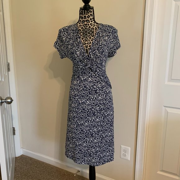 Connected Apparel A-Line Dress. NWOT. - Picture 3 of 10